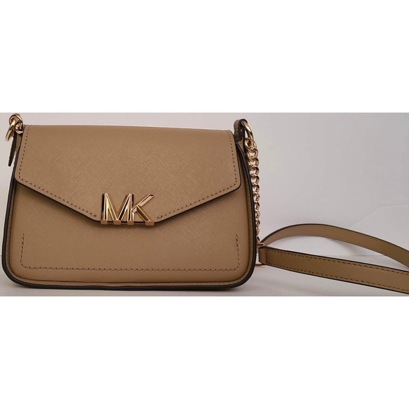Michael Michael Kors Sylvia small camel leather purse NWT - Picture 3 of 13